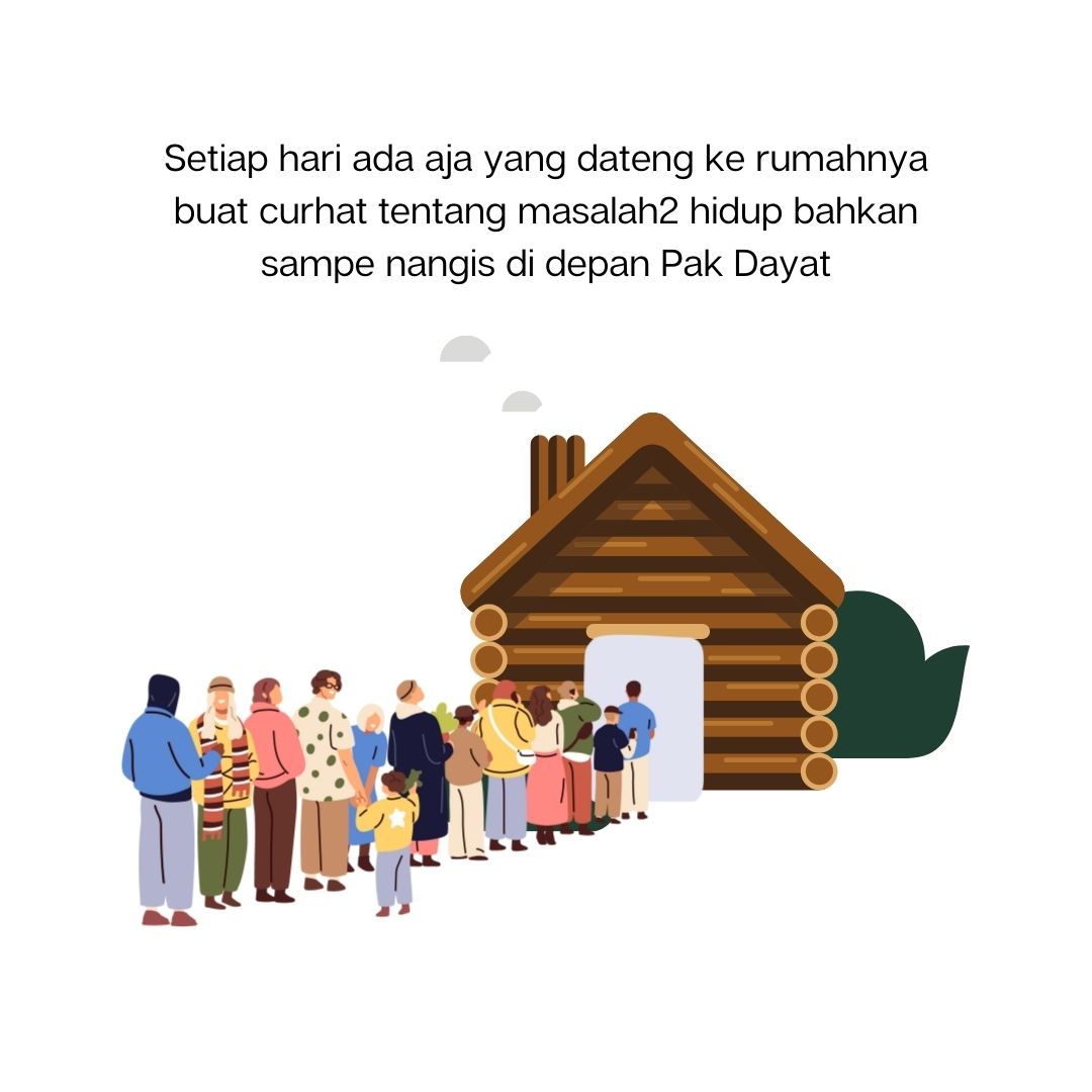 Pesan Tersirat dari Pak Dayat buat Warga yang Lagi Ngadepin Masalah