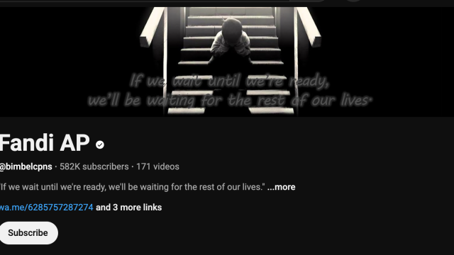 Rekomendasi Channel Youtube buat Adik yang Ikut Seleksi CPNS-Fandi AP