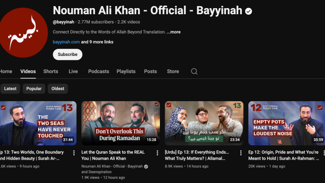 rekomendasi tontonan YouTube di bulan puasa