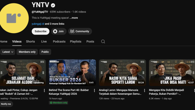 rekomendasi tontonan YouTube di bulan puasa