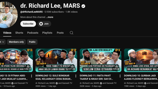 rekomendasi tontonan Youtube di bulan puasa