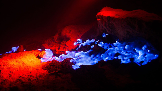 Kawah ijen - Danakil - blue fire