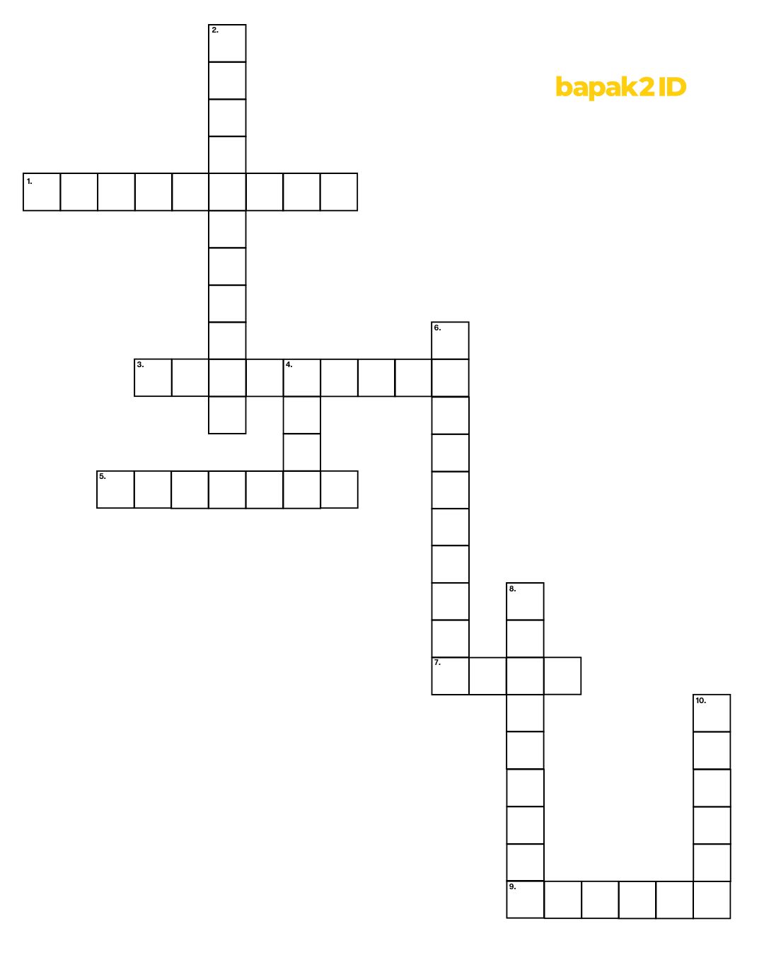 teka teki silang edisi sepak bola