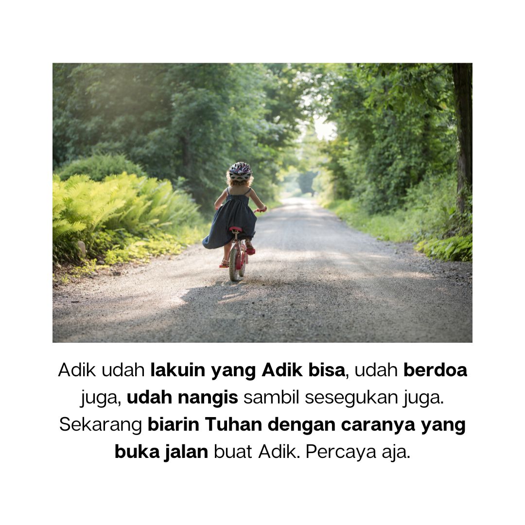 Kalimat-Kalimat Magic buat Menemani Hari Adik yang Terasa Berat