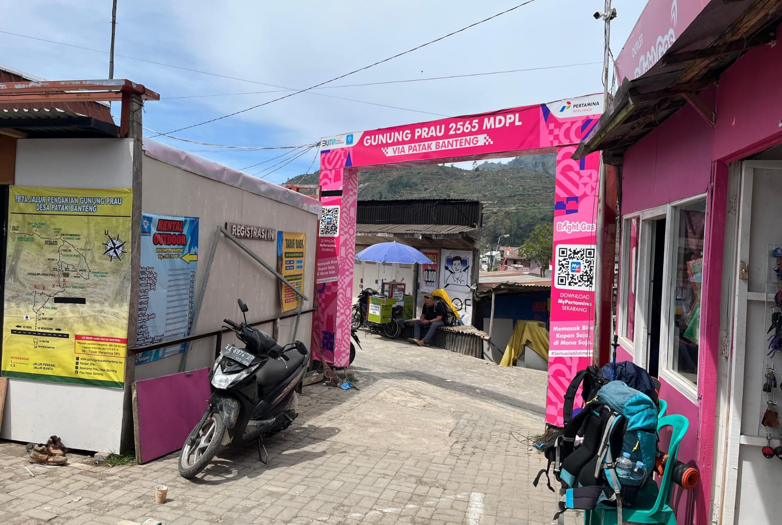 perjalanan ke gunung prau