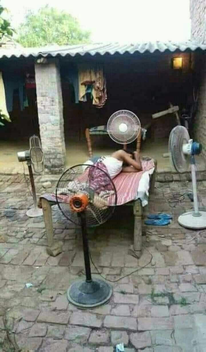 Cuaca Panas Bikin Resah Kagak Karuan, Coba Pake Cara Ini Warga