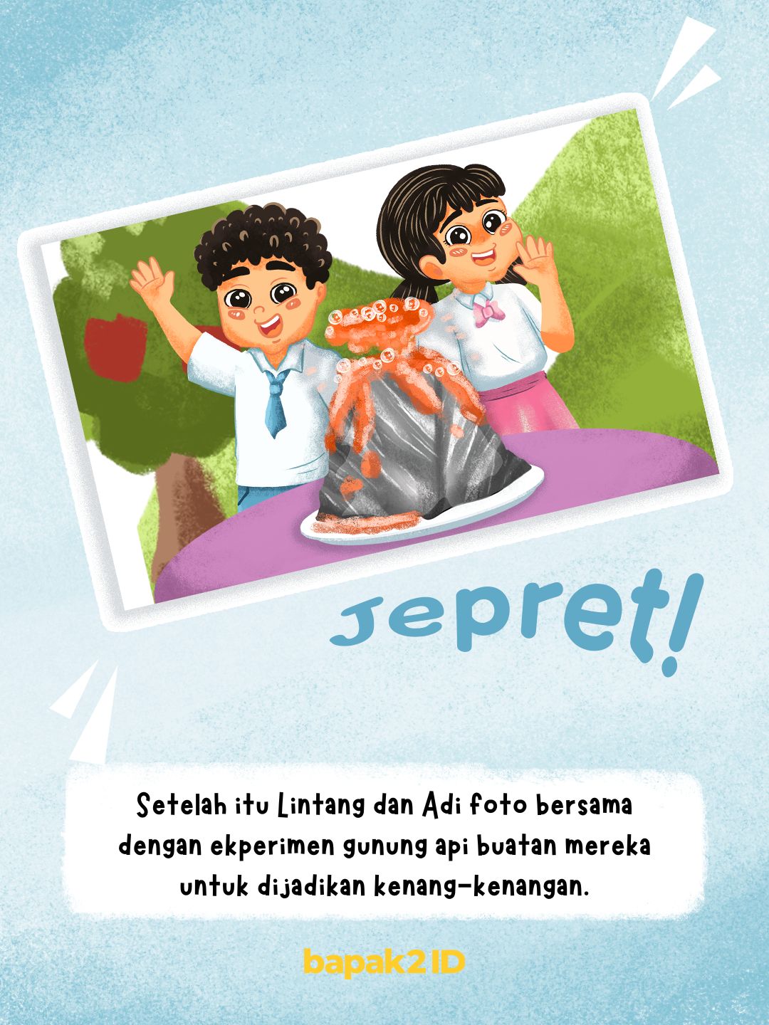 Lintang Si Anak Nusantara, Eksperimen Gunung Api Indonesia