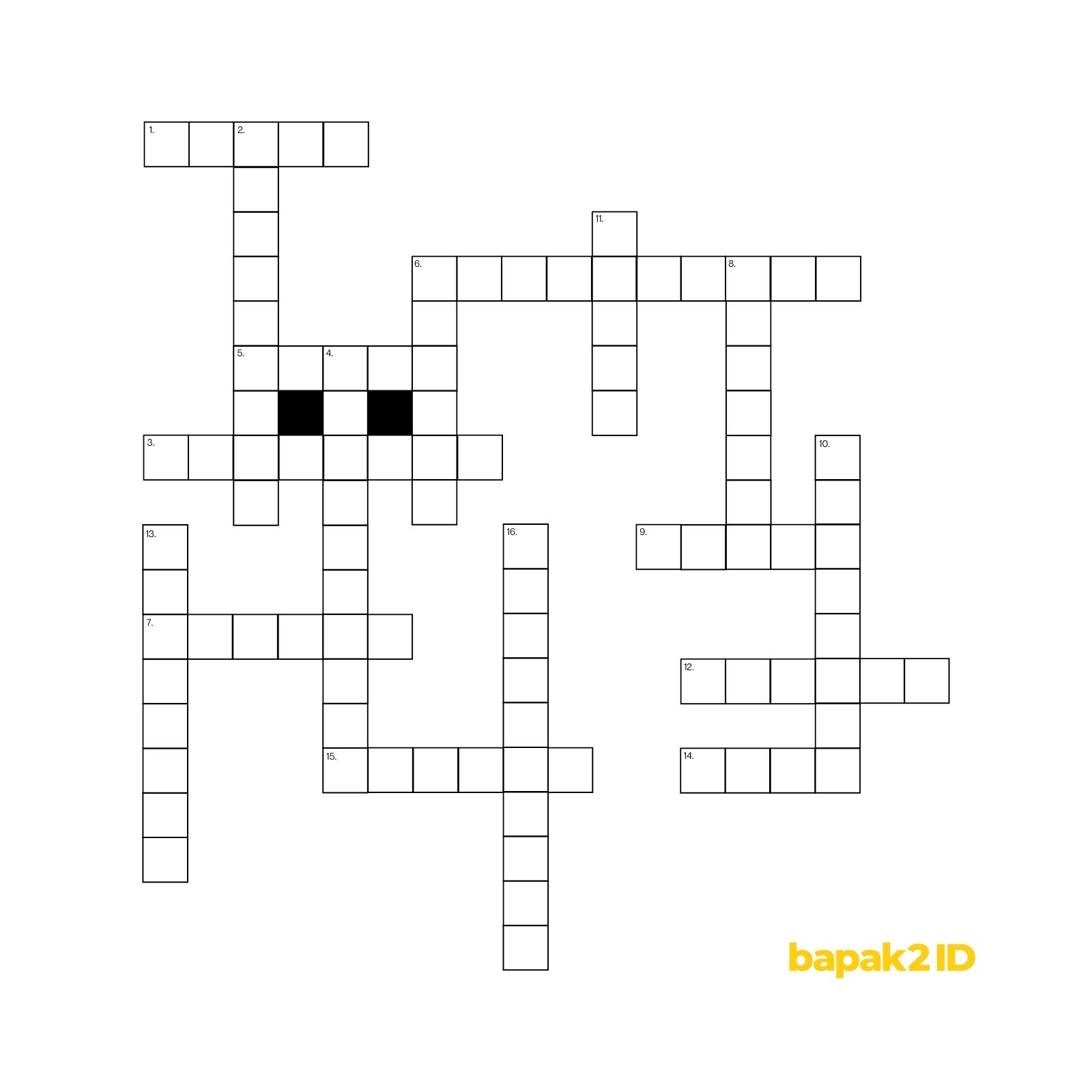 Teka-Teki Silang Edisi Akhir Tahun buat Nemenin Bapak Liburan di Rumah