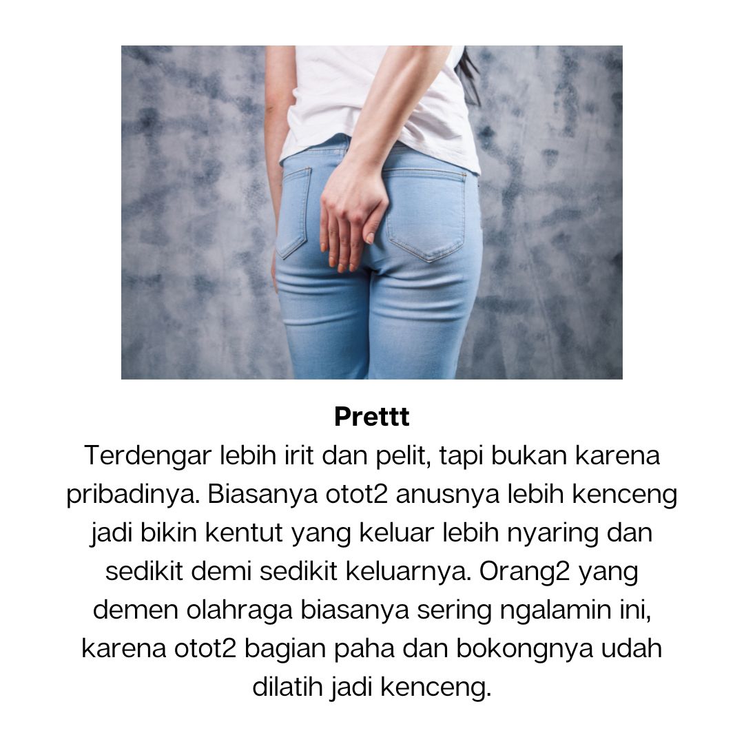 Kenapa Suara Kentut Ada yang Dut, Pret, Cess, dan Brott