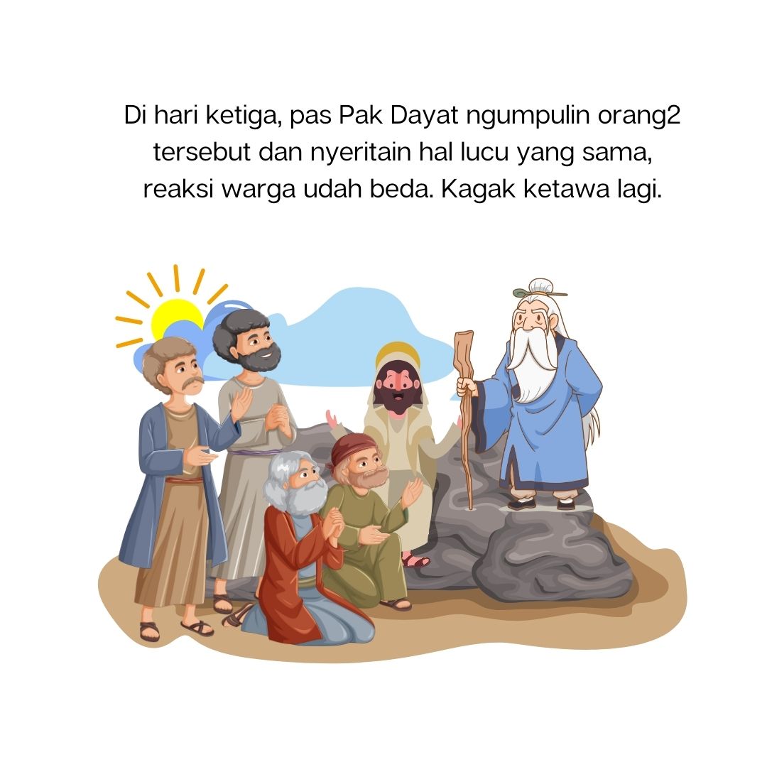 Pesan Tersirat dari Pak Dayat buat Warga yang Lagi Ngadepin Masalah