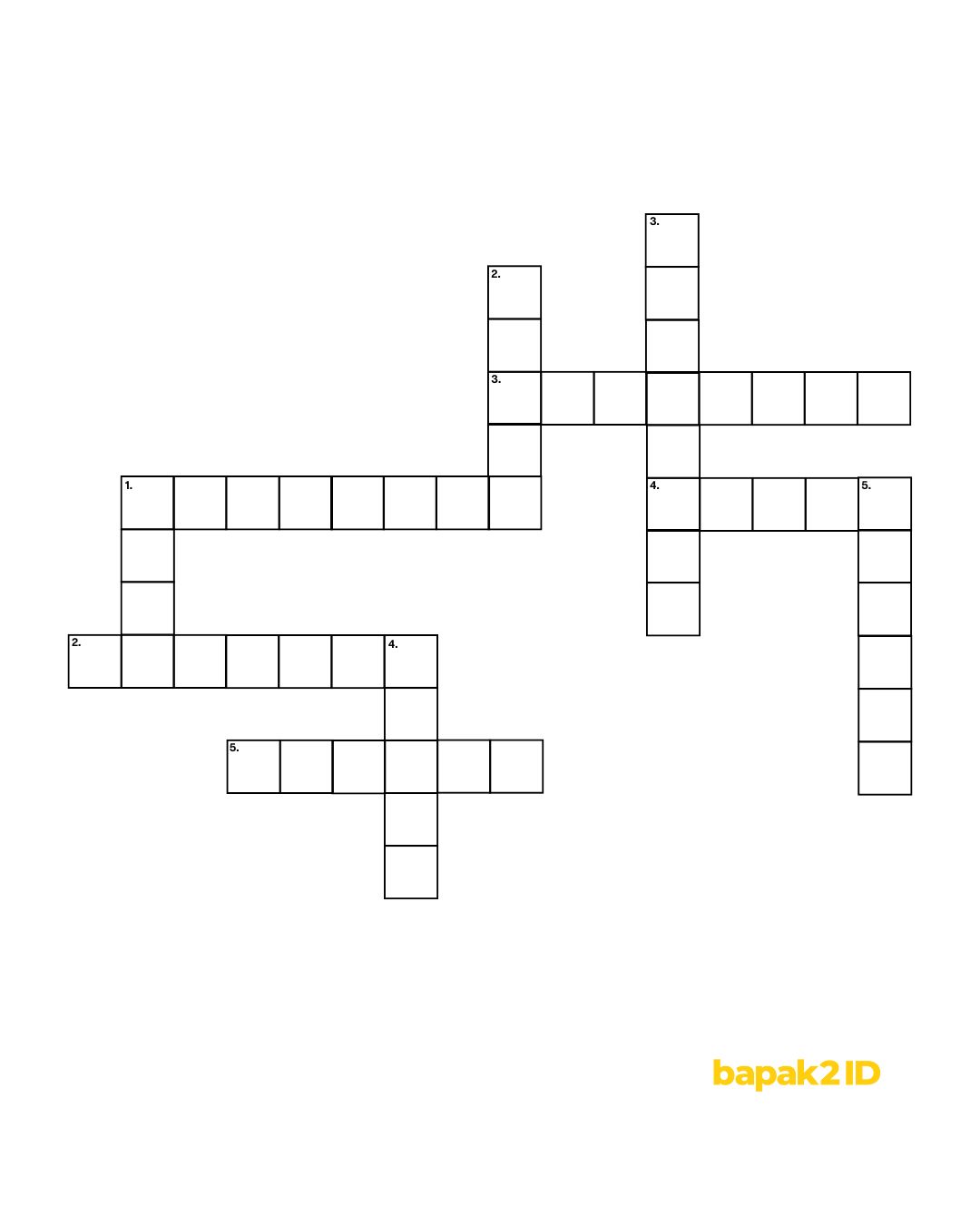 Teka-Teki Silang Ringan yang Bisa Bapak Isi Pas Lagi Mumet