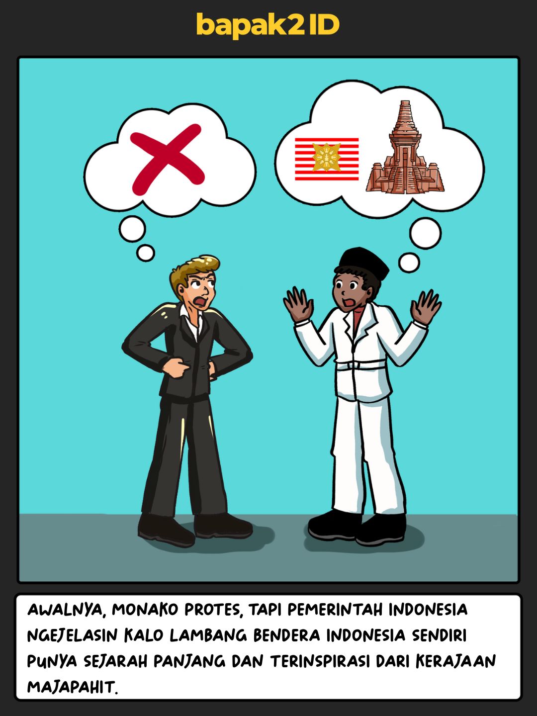 Kenapa Bendera Indonesia Bisa sama Kayak Bendera Monako