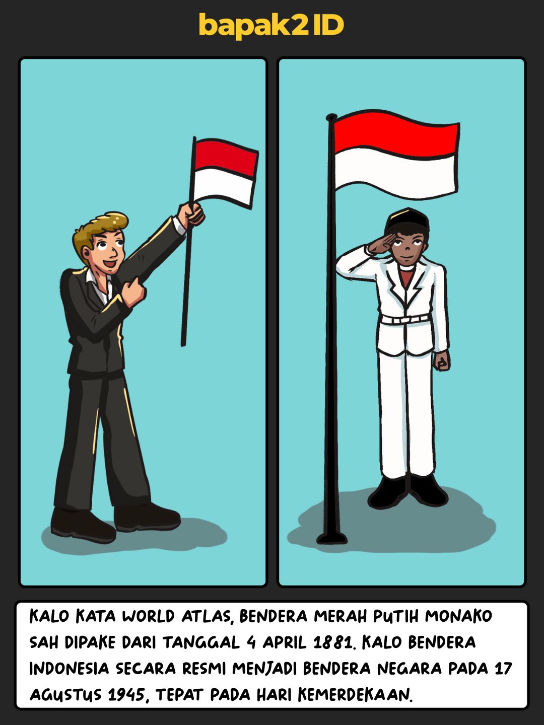 Kenapa Bendera Indonesia Bisa sama Kayak Bendera Monako