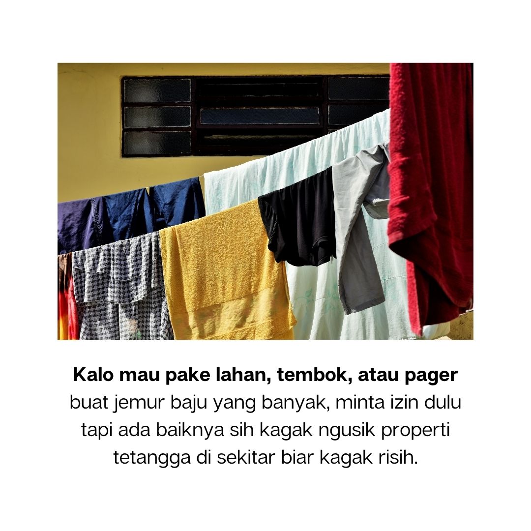 aturan tidak tertulis dalam bertetangga