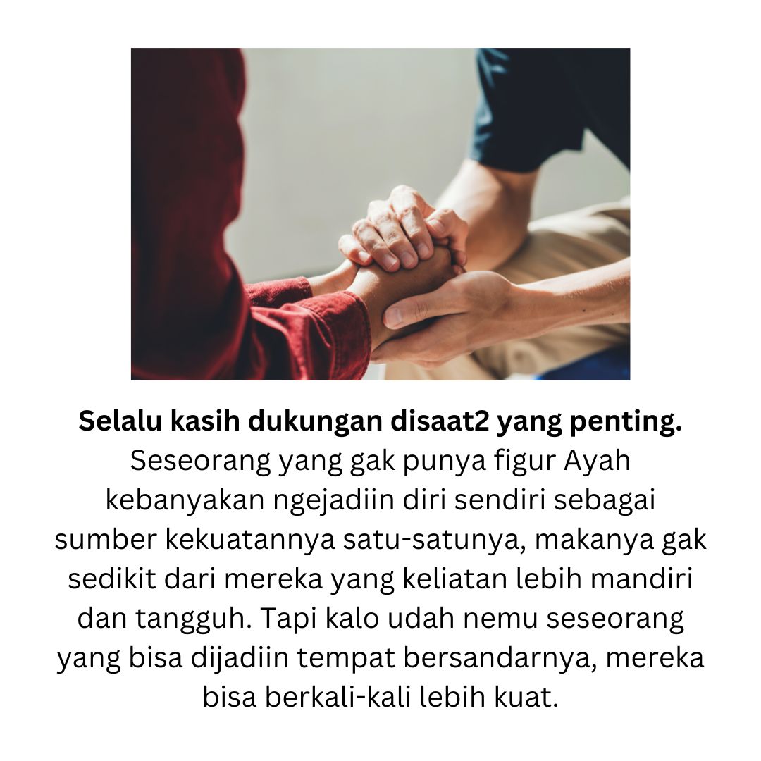 Karakter yang Dibutuhin sama Pasangan yang Kehilangan Figur Ayah di Rumahnya