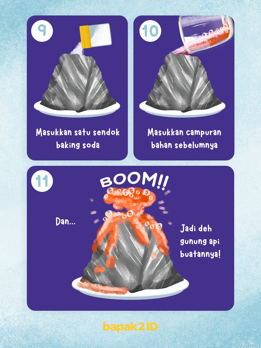 Lintang Si Anak Nusantara, Eksperimen Gunung Api Indonesia