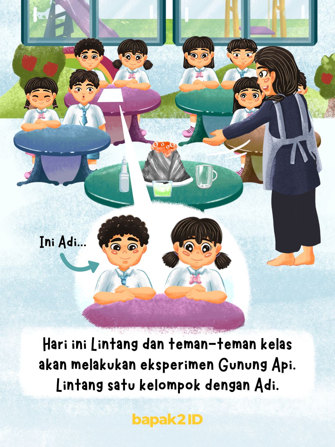 Lintang Si Anak Nusantara, Eksperimen Gunung Api Indonesia