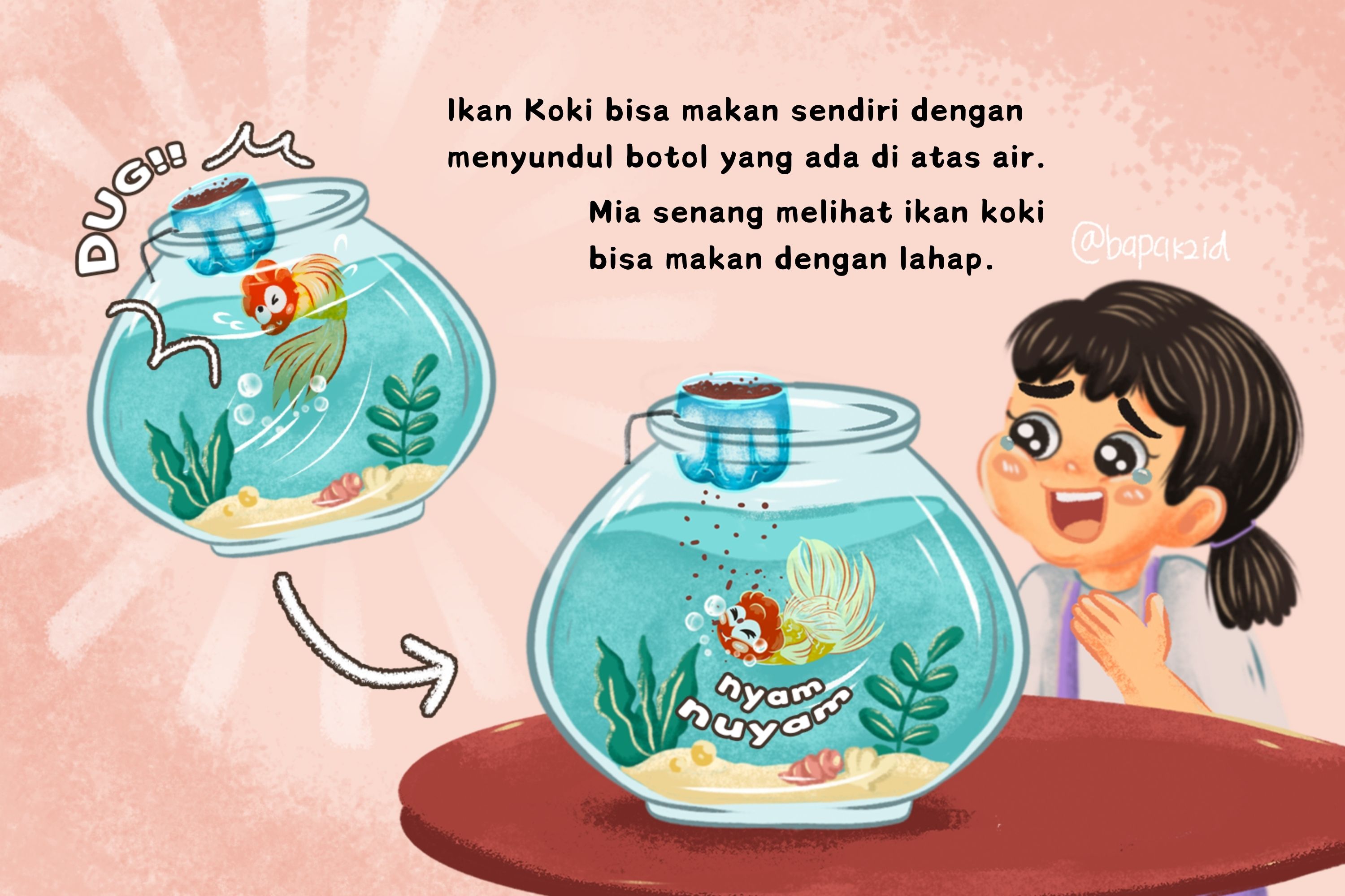 Mia Pergi Berlibur Bersama Keluarga