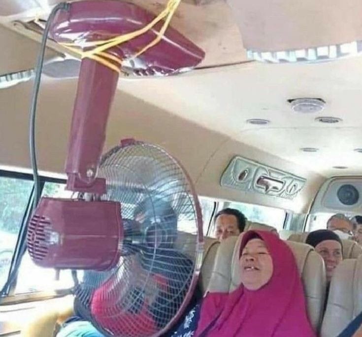 Cuaca Panas Bikin Resah Kagak Karuan, Coba Pake Cara Ini Warga