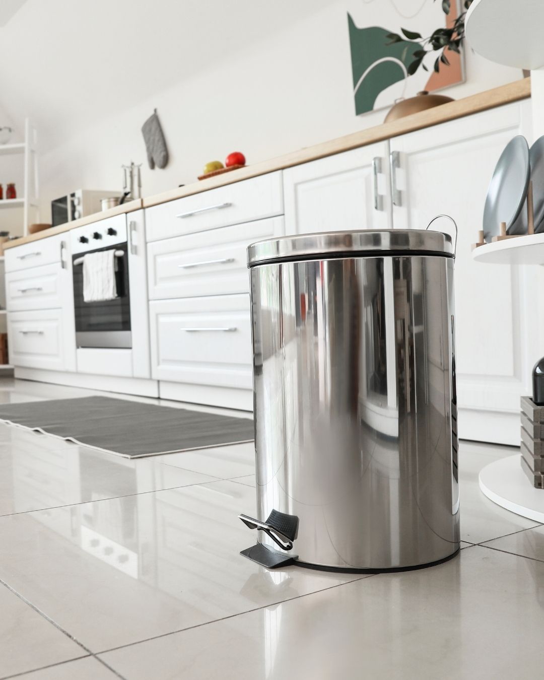 tempat sampah stainless
