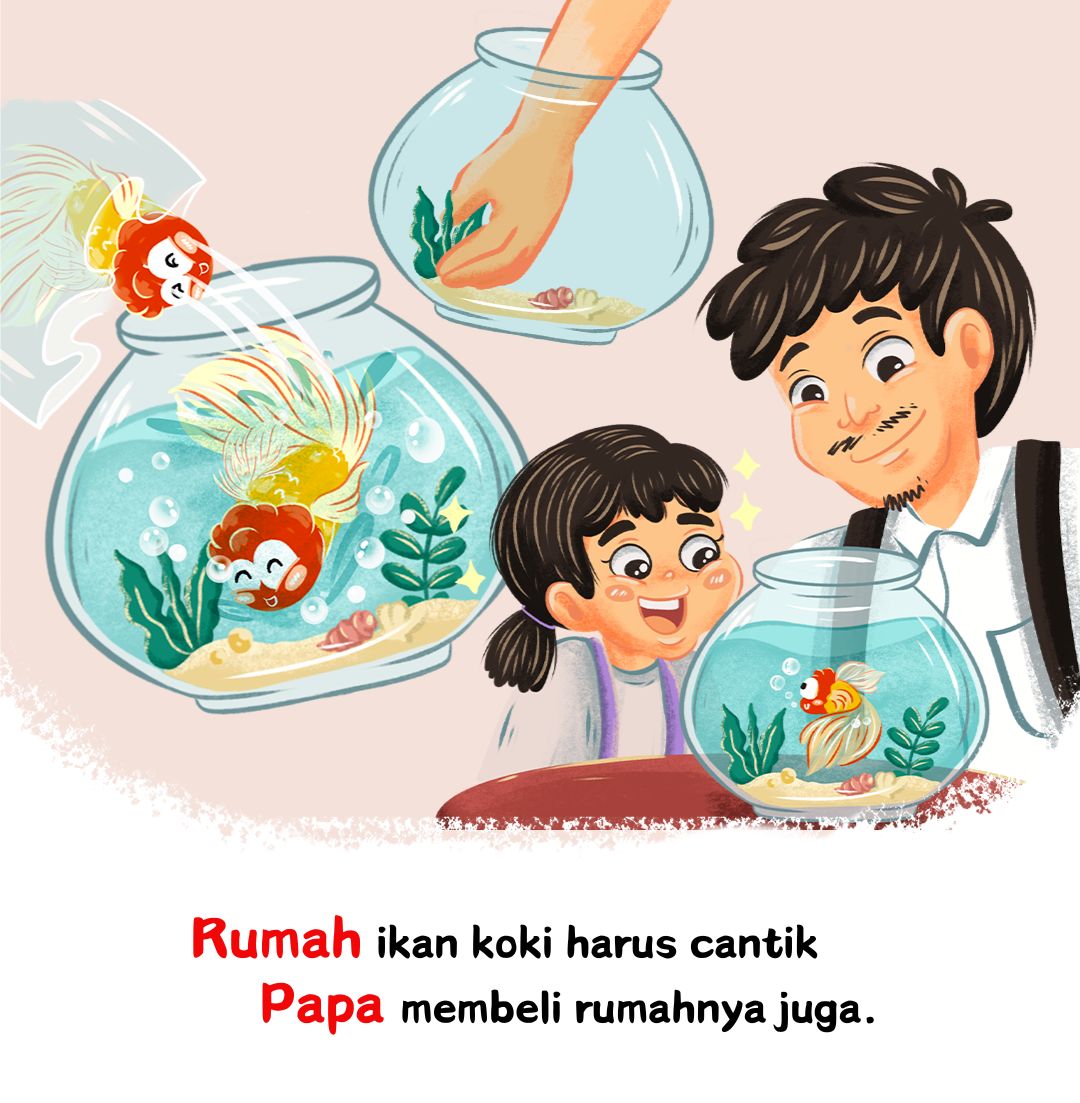 Cerita Anak: Ikan Koki Pertama Mia