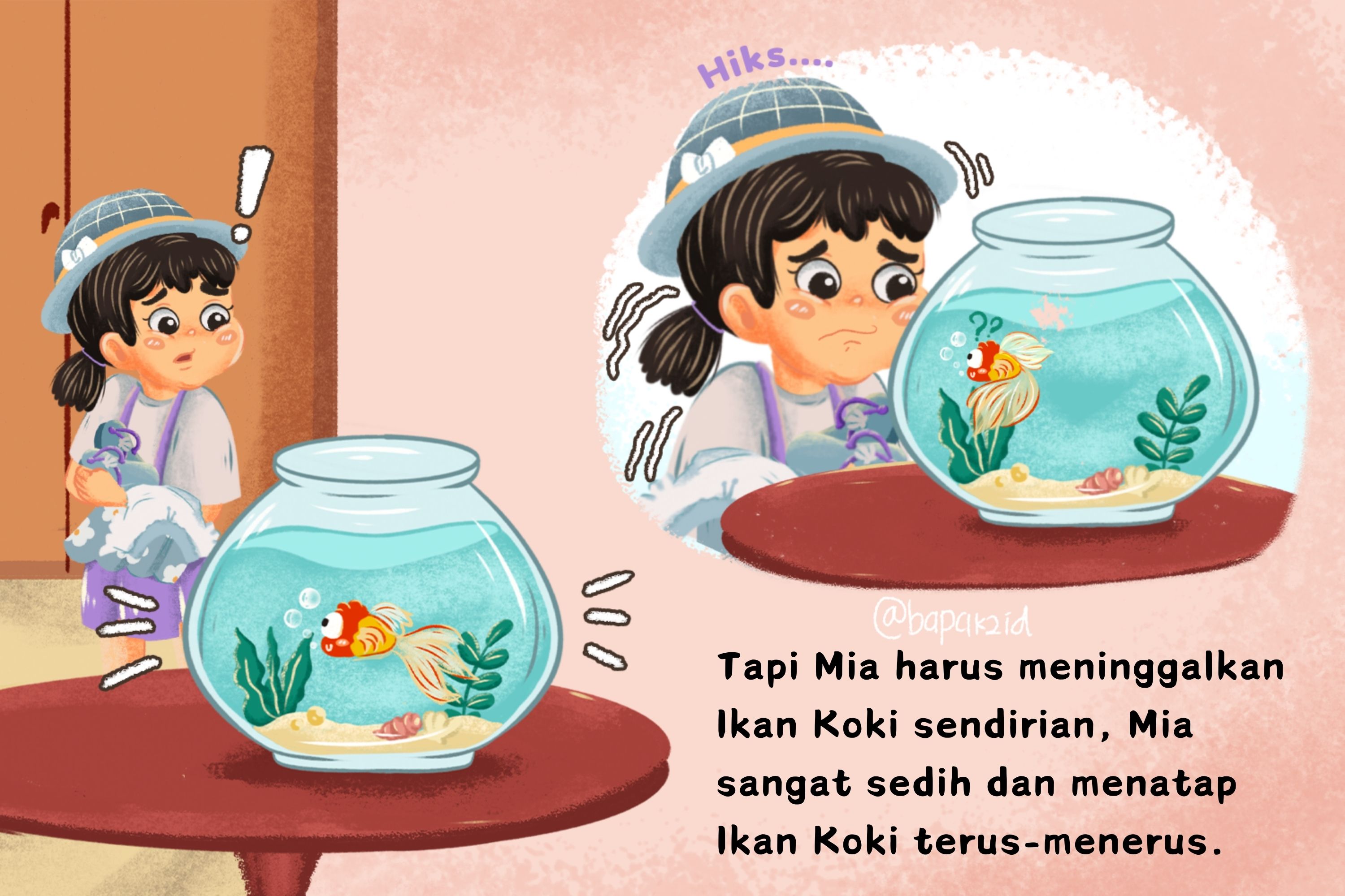 Mia Pergi Berlibur Bersama Keluarga