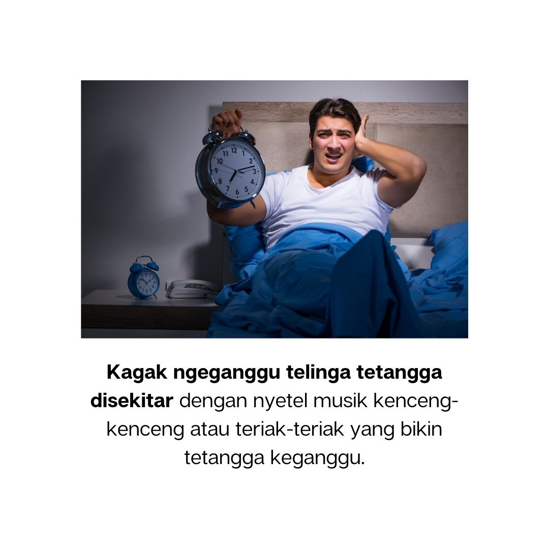 aturan tidak tertulis dalam bertetangga