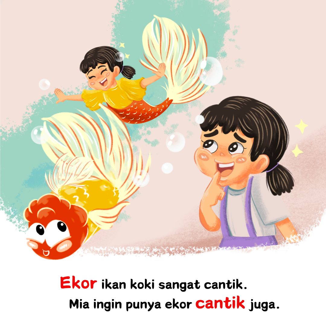 Cerita Anak: Ikan Koki Pertama Mia