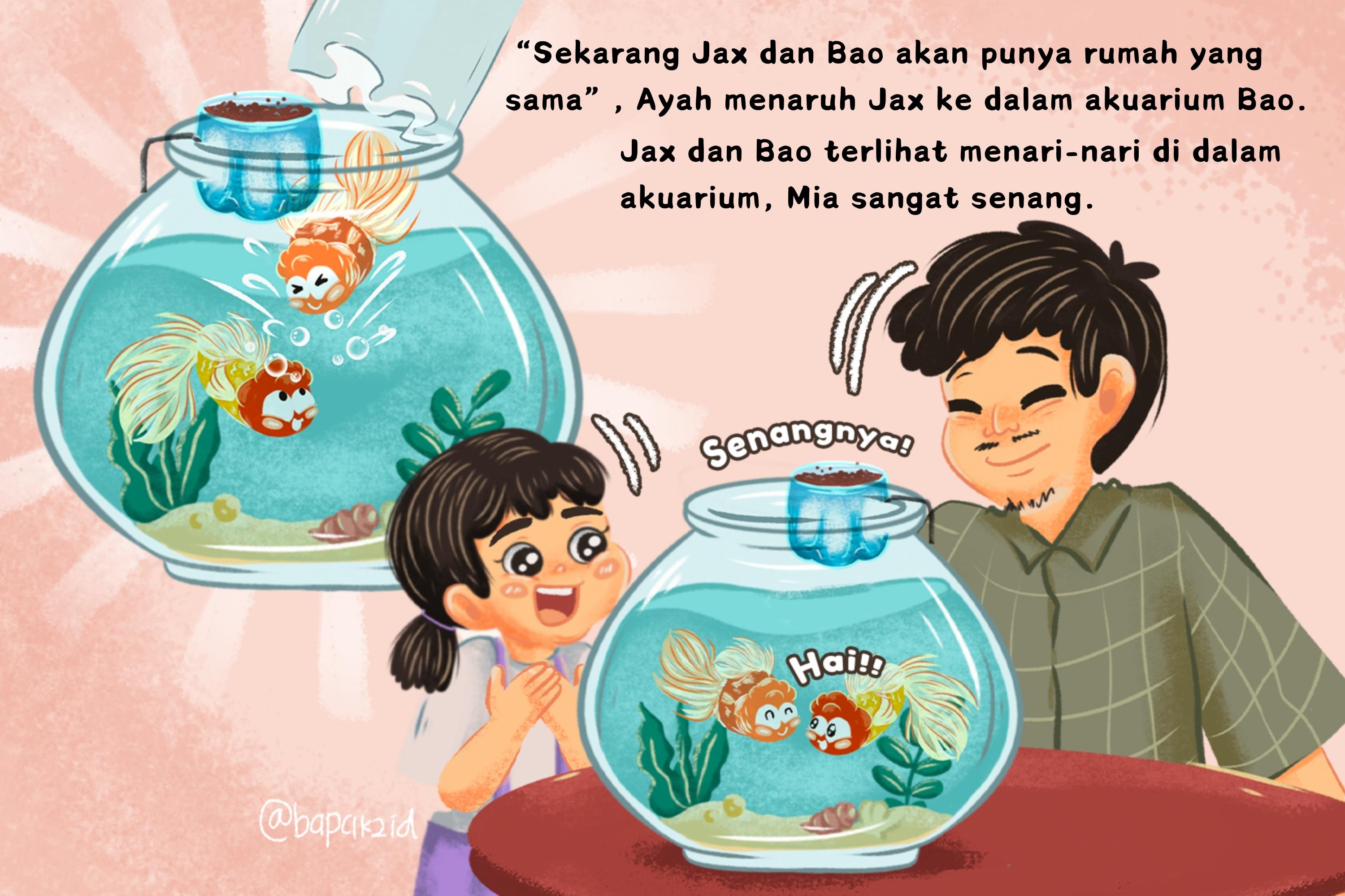 Mia Pergi Berlibur Bersama Keluarga