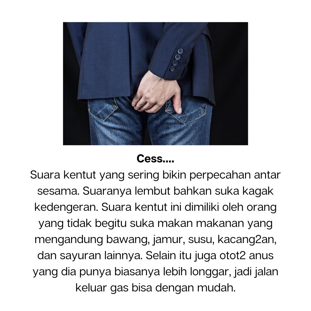 Kenapa Suara Kentut Ada yang Dut, Pret, Cess, dan Brott