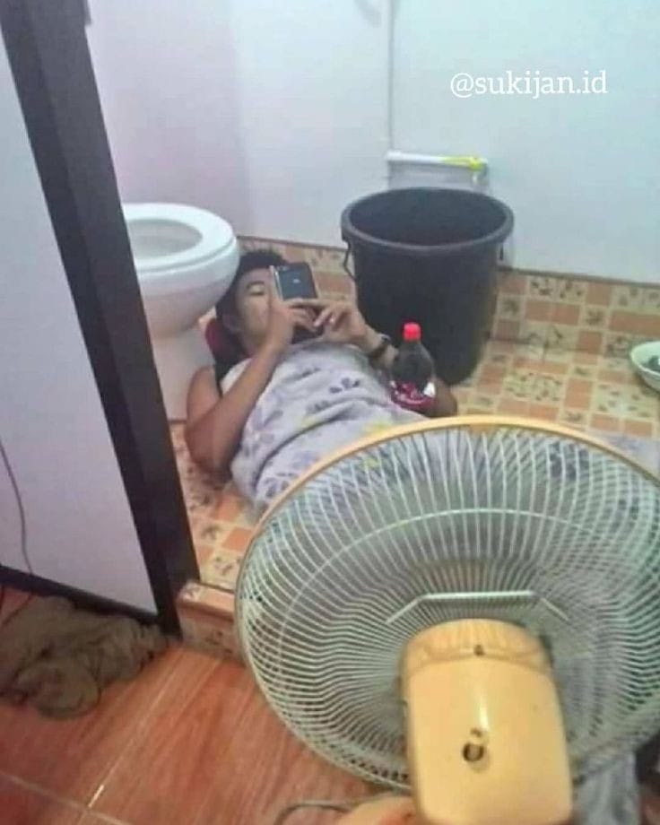 Cuaca Panas Bikin Resah Kagak Karuan, Coba Pake Cara Ini Warga