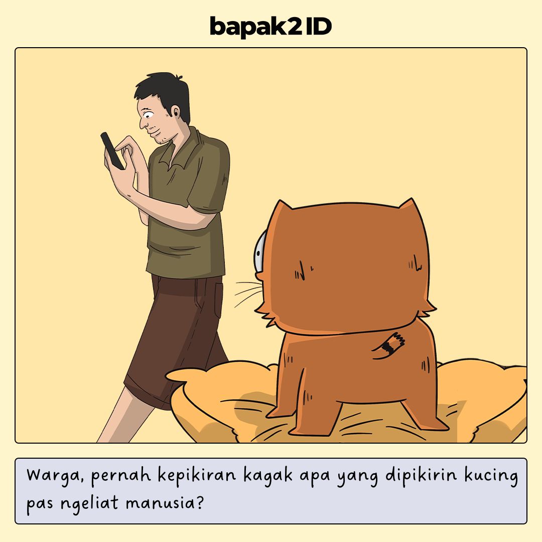 Kucing Piaraan di Rumah Ngeliat Bapak Sebagai Apa Sebenernya?