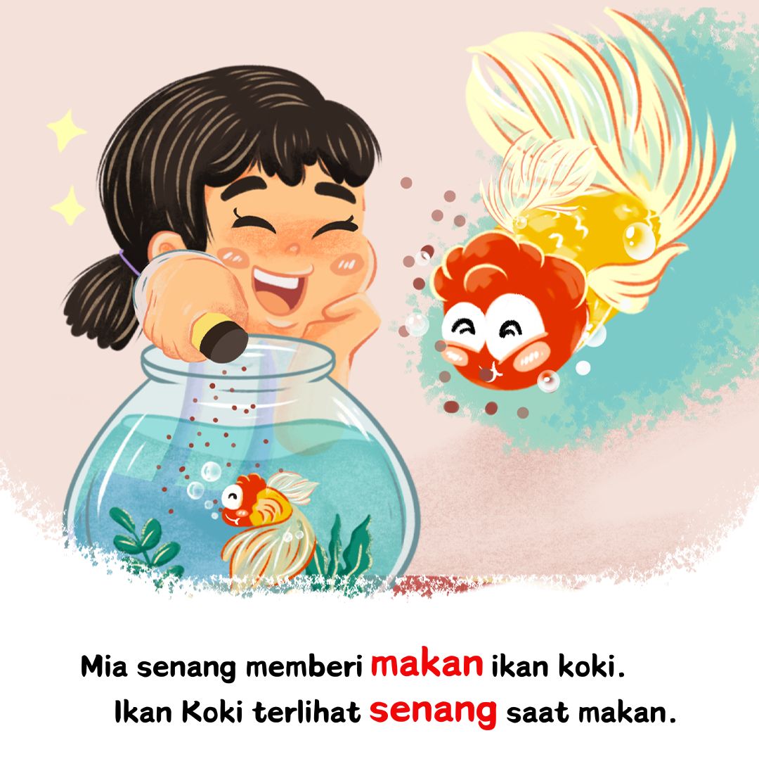 Cerita Anak: Ikan Koki Pertama Mia