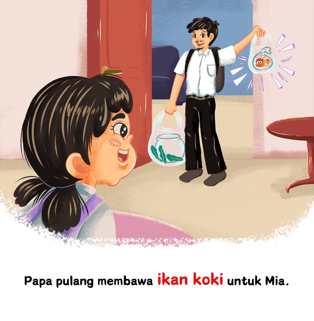 Cerita Anak: Ikan Koki Pertama Mia