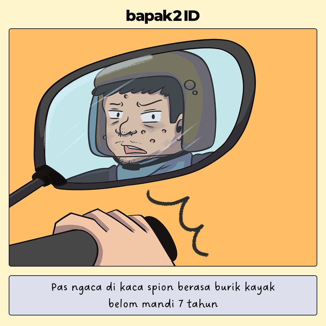 Bentuk Muka Bapak di Cermin Apa sama Kayak yang Orang Liat Langsung?
