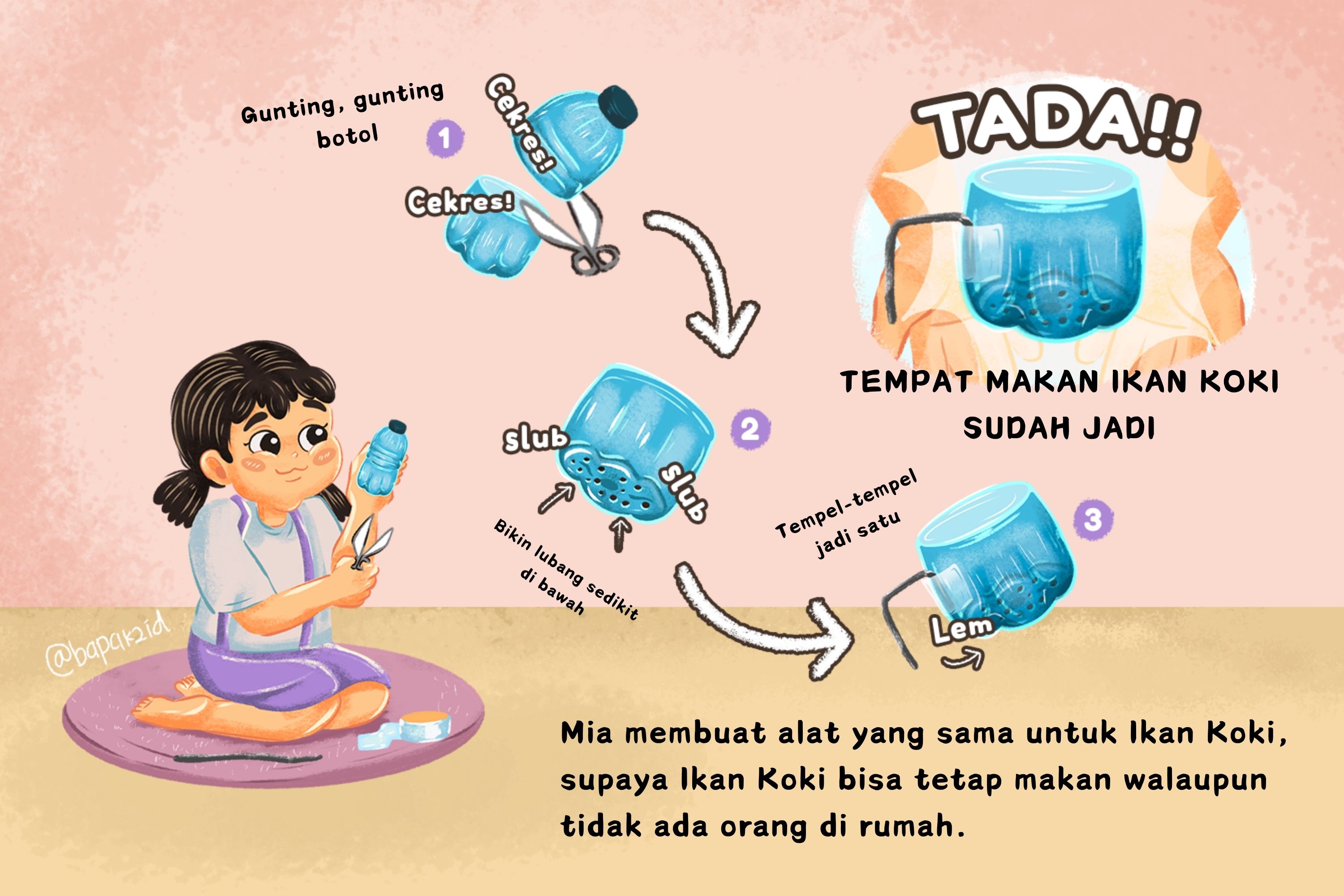 Mia Pergi Berlibur Bersama Keluarga