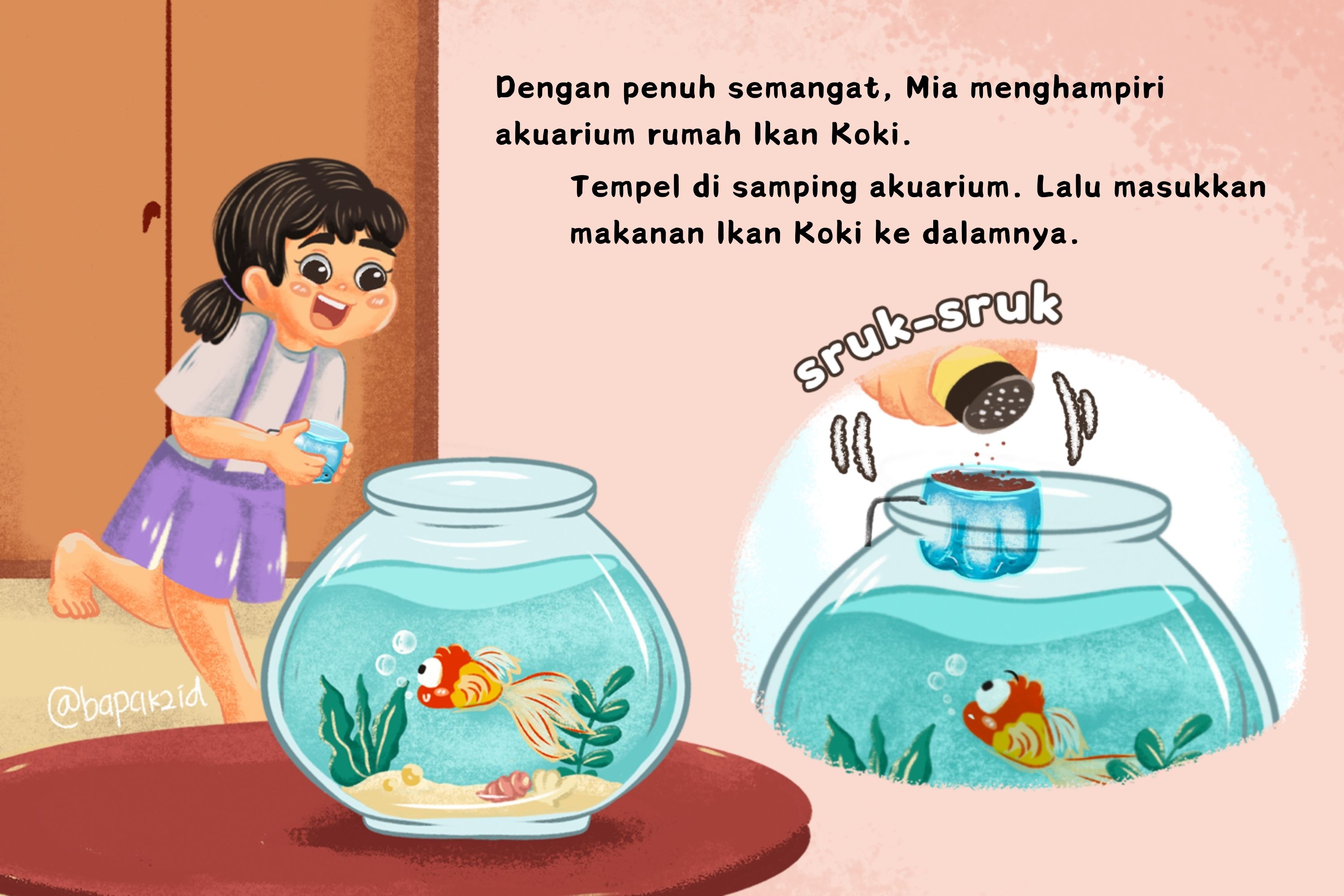 Mia Pergi Berlibur Bersama Keluarga